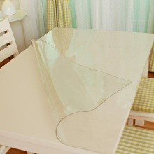 Table Cloth Soft Glass Transparent Table Cloth Table Cushion Waterproof Oil proof Wash
